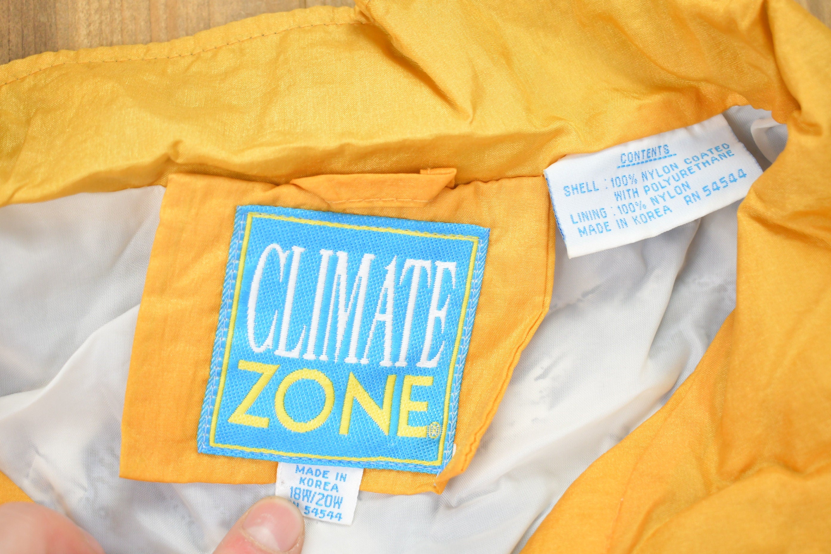 Vintage 1990s Climate Zone Windbreaker Jacket