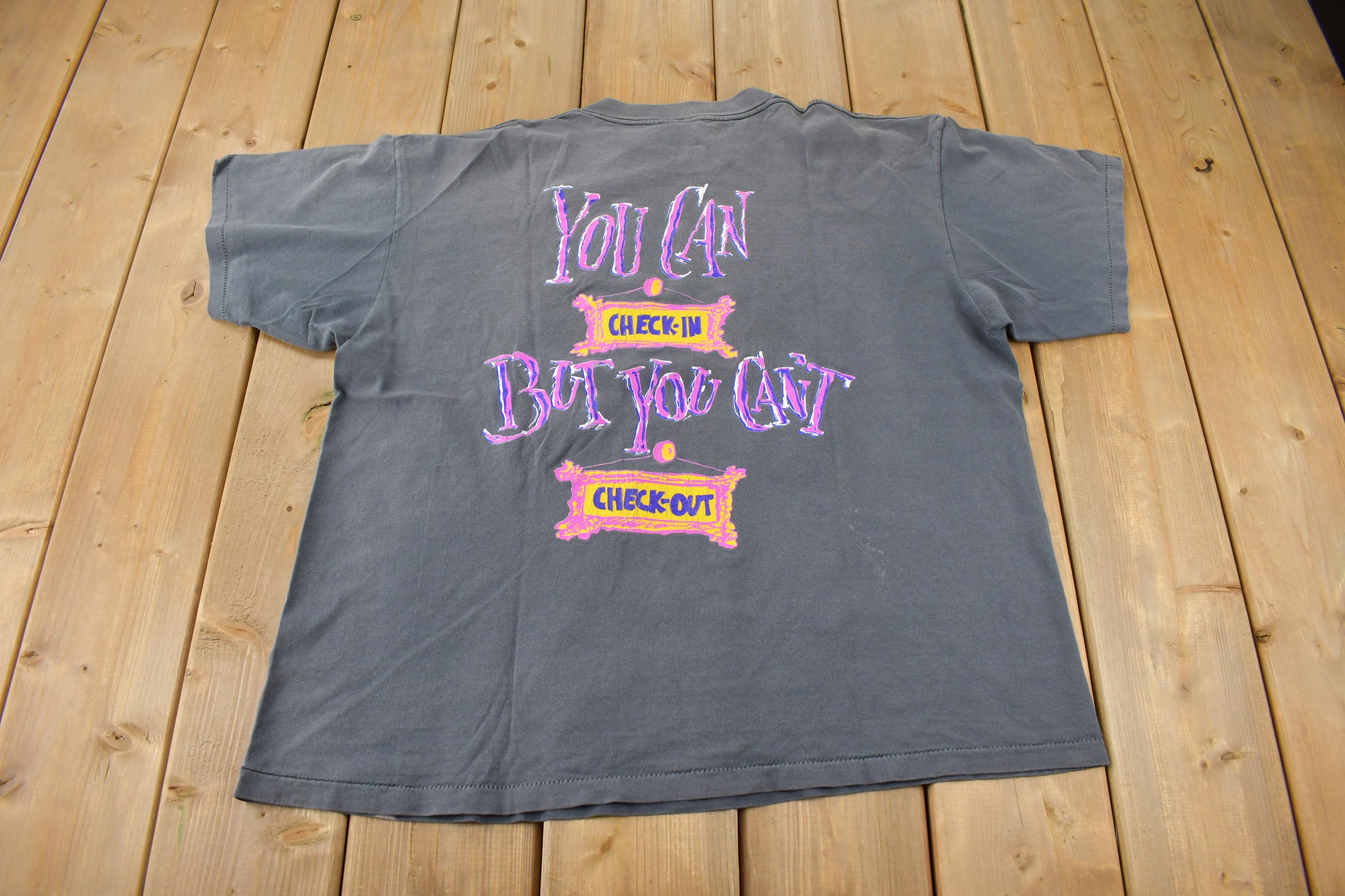 Vintage 1990s Disney Designs The Twilight Zone Tower of Terror T Shirt