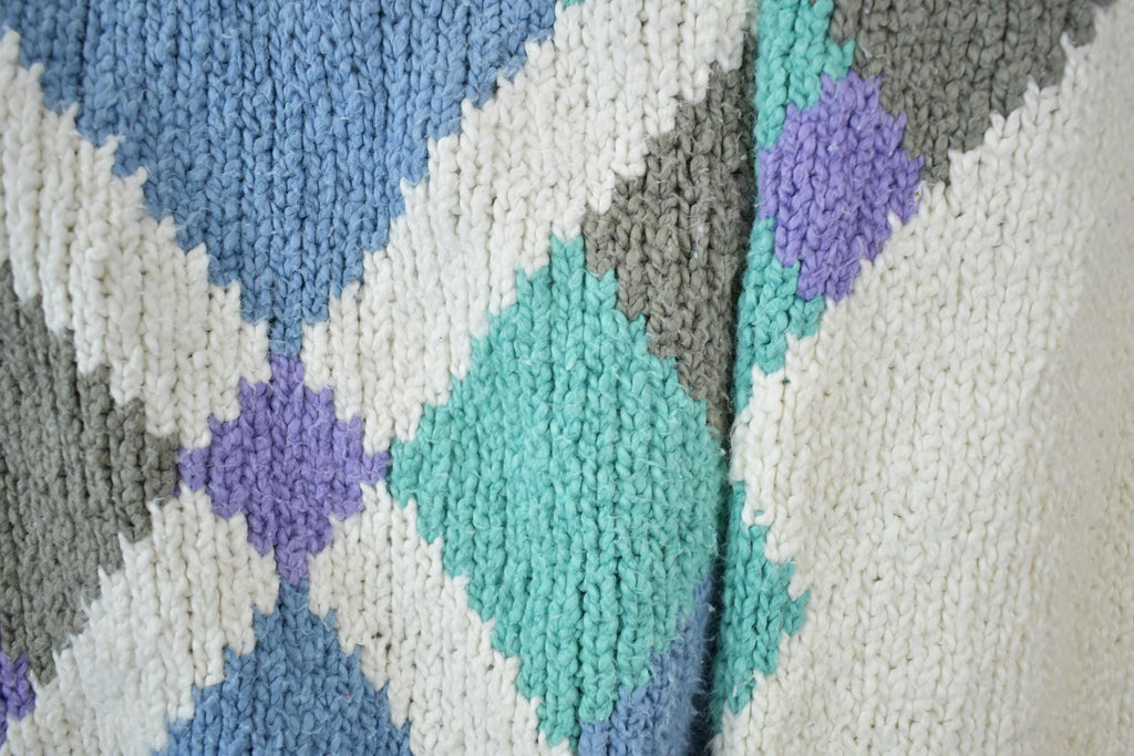 Vintage 1990s Alexander Julian Knit Crewneck Sweater /