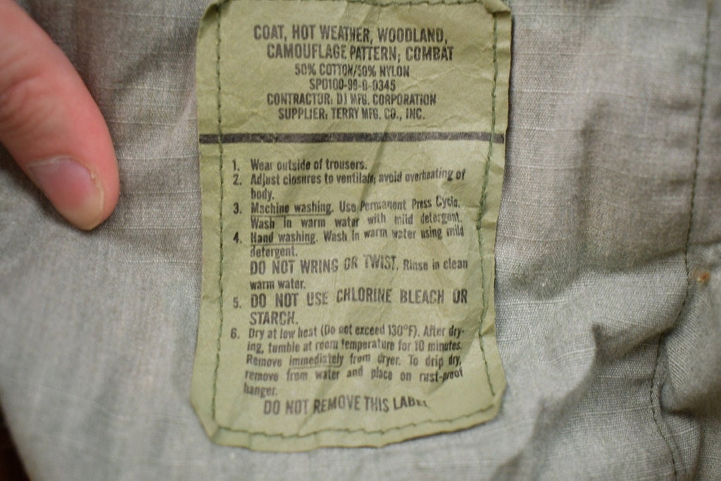 Vintage Military Button Up Shirt