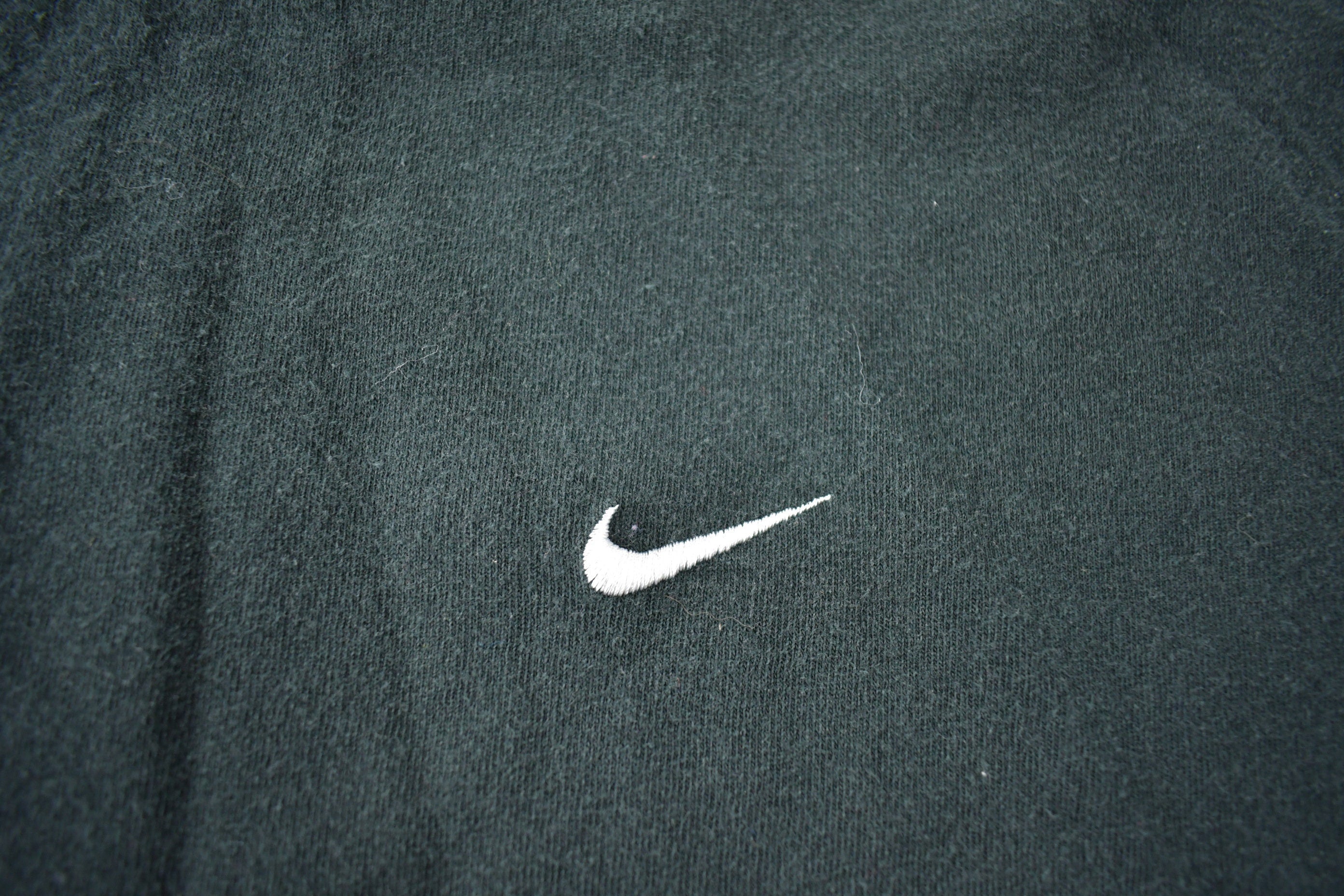 Vintage 2000s Nike Black Embroidered Mini Swoosh T-Shirt Size XXL