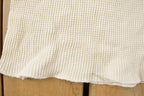 Vintage 1970s J.E. Morgan All Natural Thermal Waffle Knit Long Sleeve Shirt Men's M