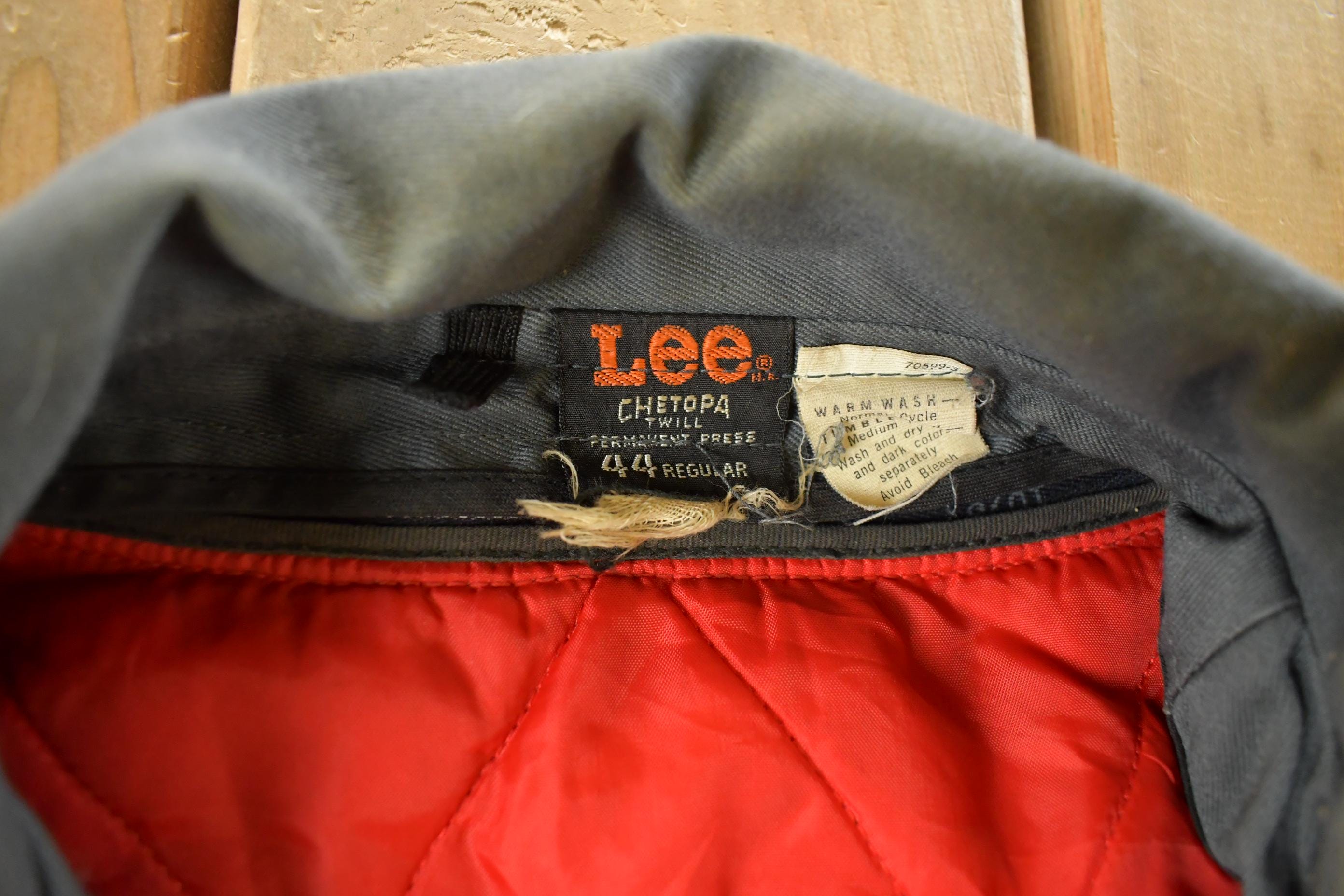 Vintage 1970s Lee-Prest Chetopa Twill Work Jacket Men's Large /