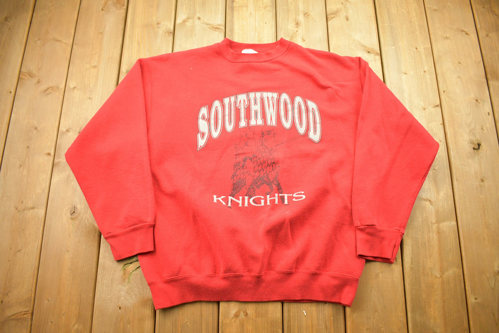 Vintage 1990s Southwood Knights Crewneck Sweater Sportswear Graphic