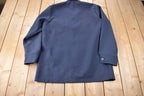 Vintage 1970s Levi's Panatela Tops Western Style Blue Button Up Shirt Made in USA Size XL