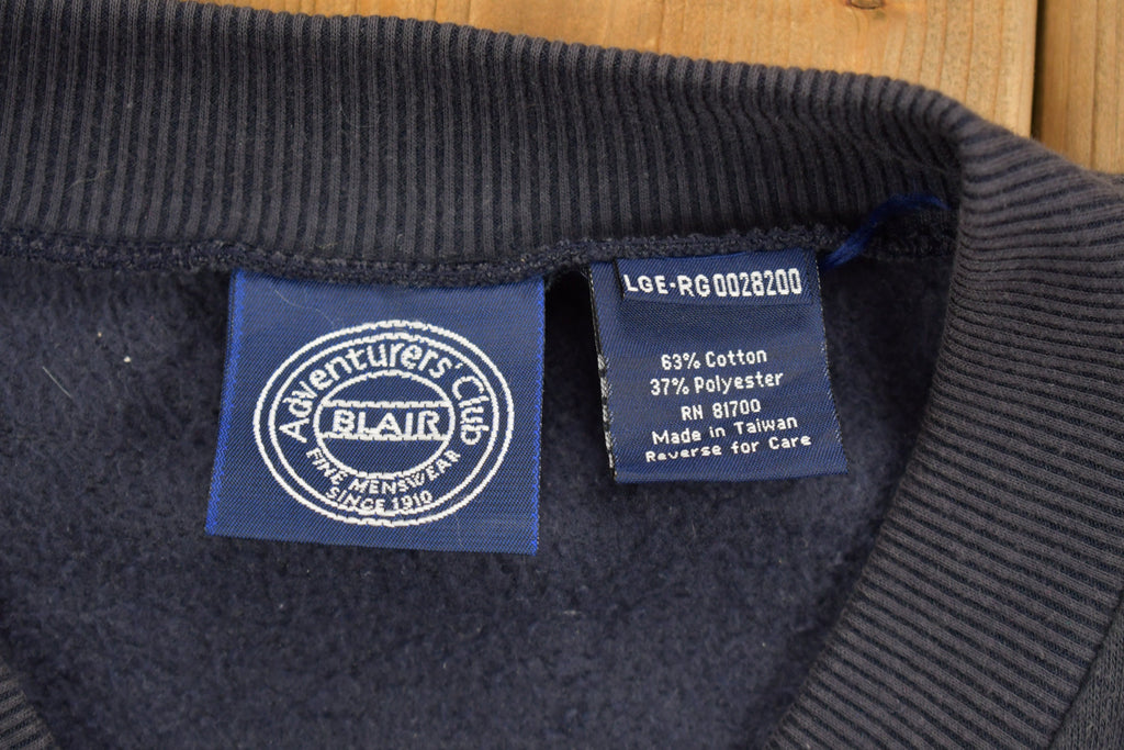 Vintage 1990s Blair Adventure Club Zip Up Sweatshirt