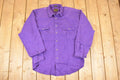 Vintage 1990s Eddie Bauer Rufton Twill Button Up Shirt Men's L
