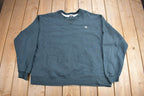 Vintage Y2K Champion Blank Mini Logo Black Crewneck Sweatshirt