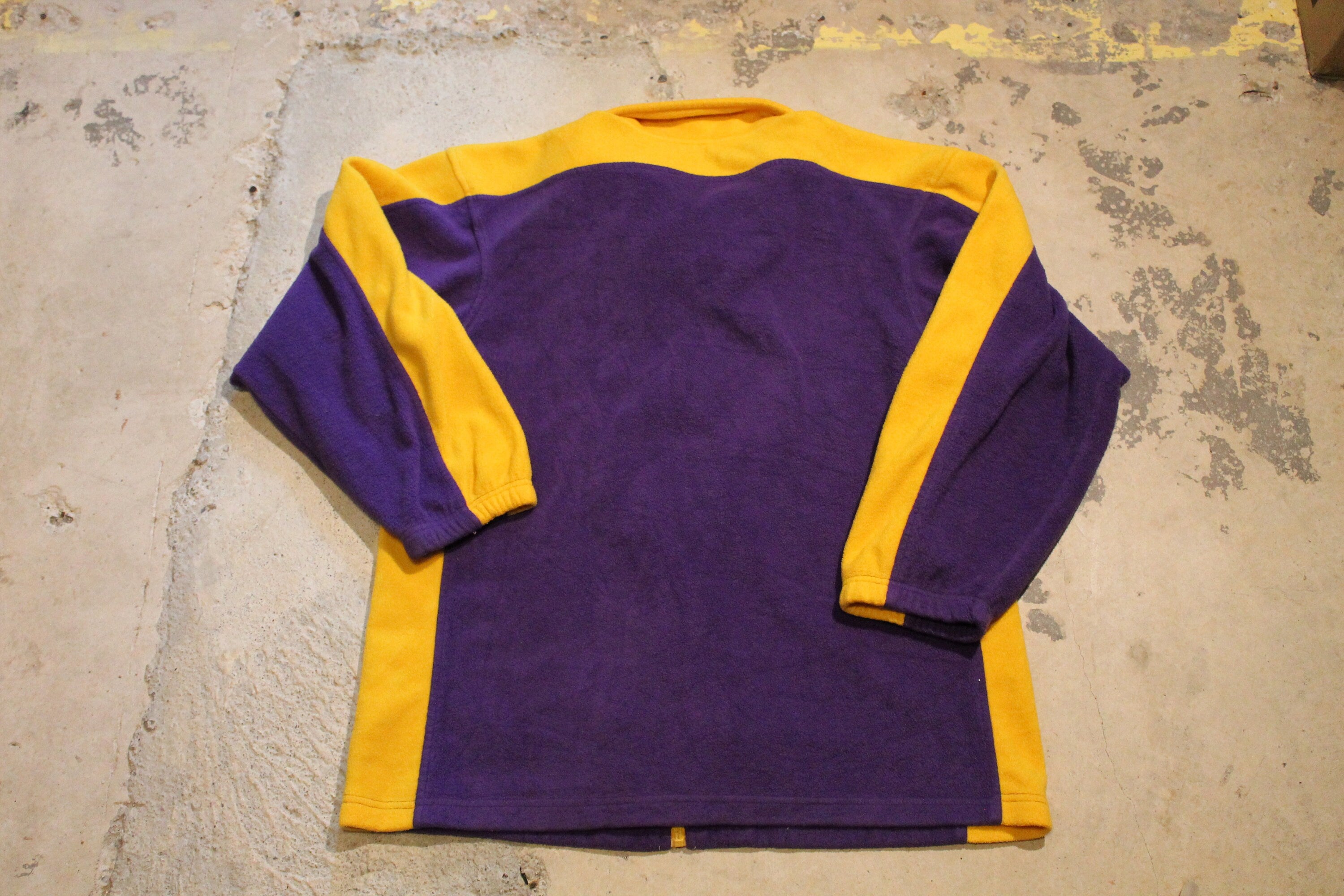 Vintage 1990s Minnesota Vikings NFL Full Zip Fleece Sweater