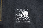 Vintage 1990s Polar Ice Vodka Quarter Zip Fleece Sweatshirt