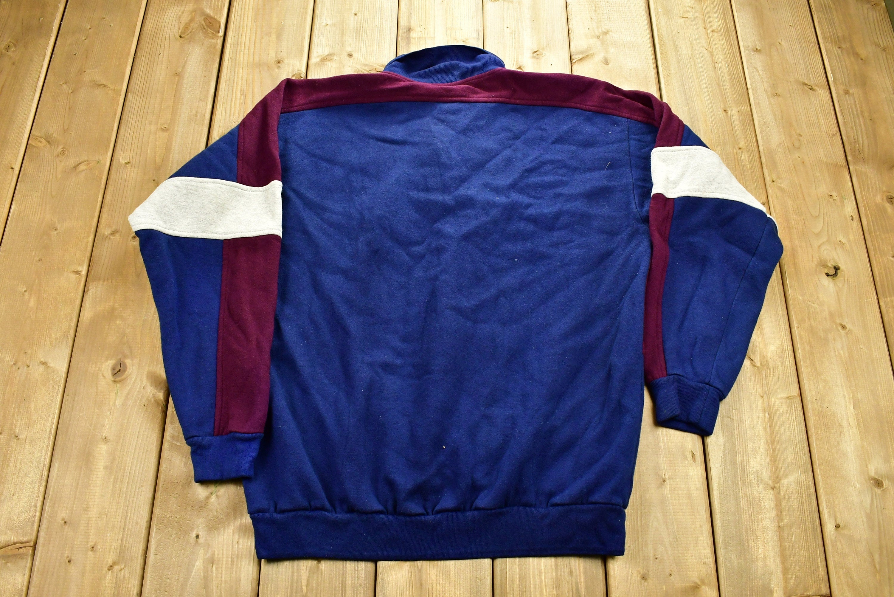 Vintage 1990's Spalding Sportswear Striped Sweatshirt