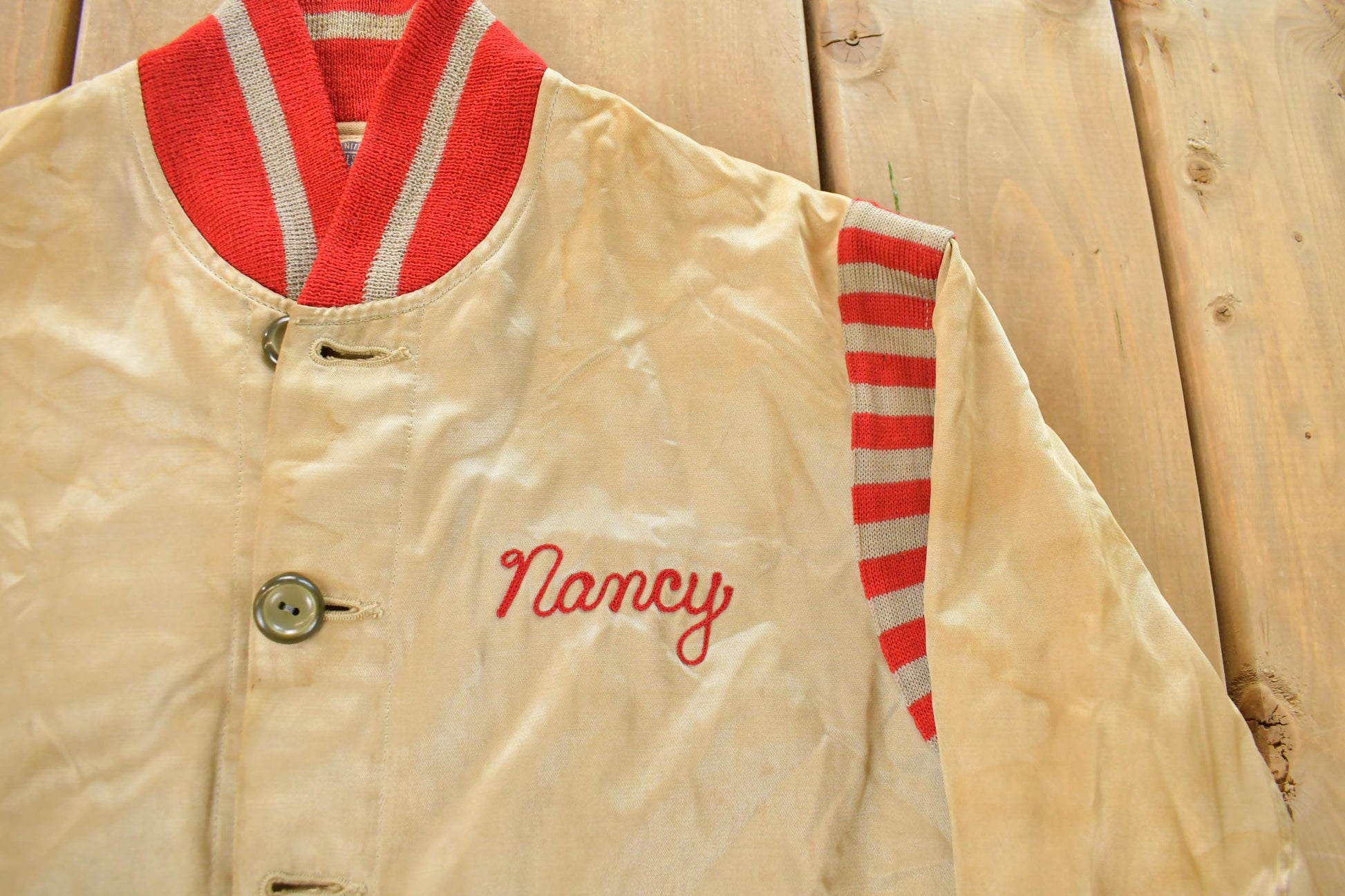 Vintage 1940s Duluth East Collegiate Varsity Jacket Men's Small