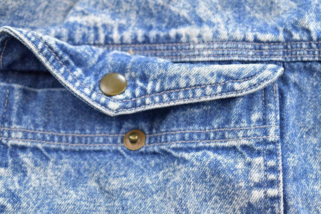 Vintage 1980s Gap Jean Button Up Long Sleeve Shirt