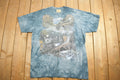 Vintage 1998 Railroad Scene Graphic T-Shirt