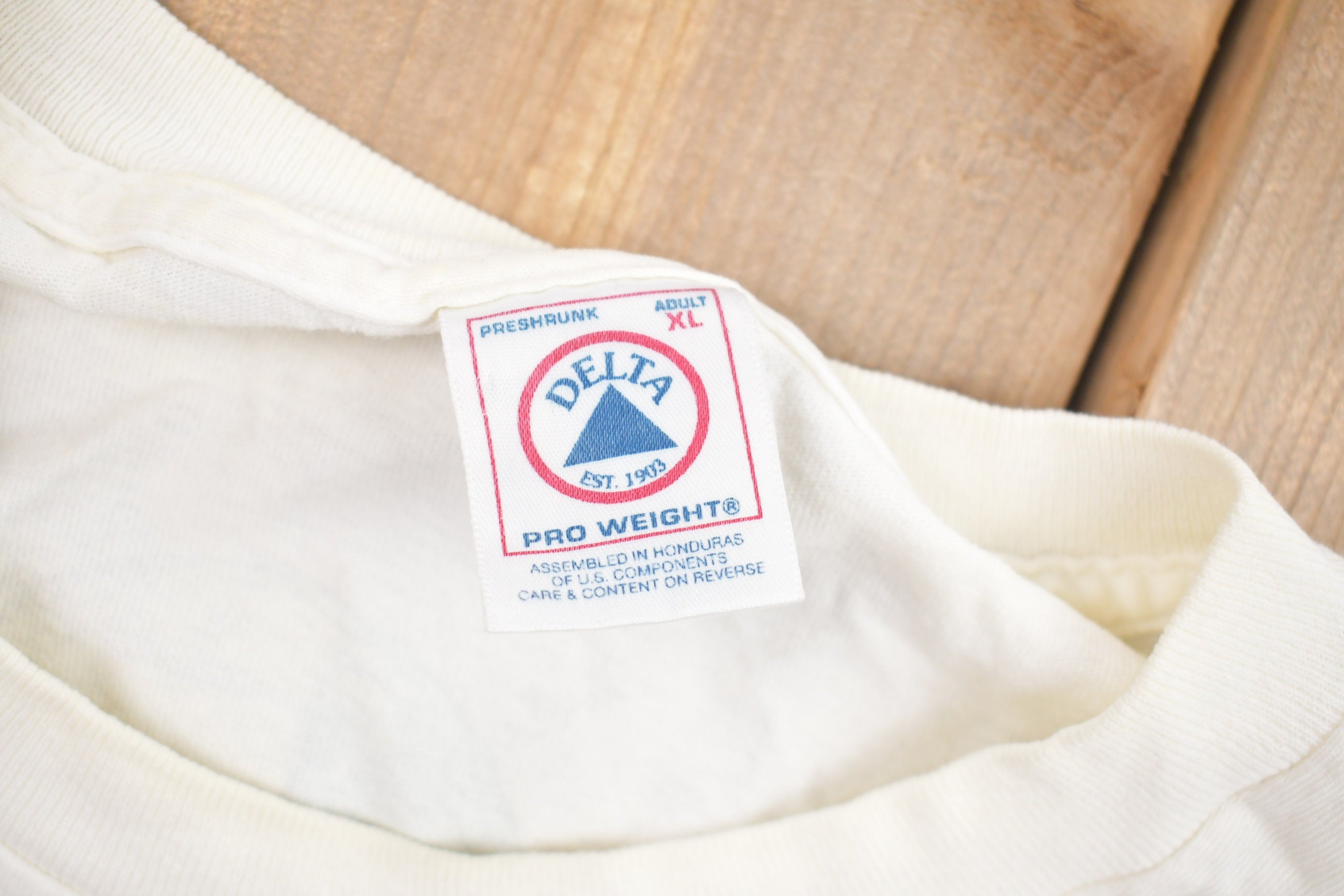 Vintage 1990s American Flag Golf Graphic T-Shirt