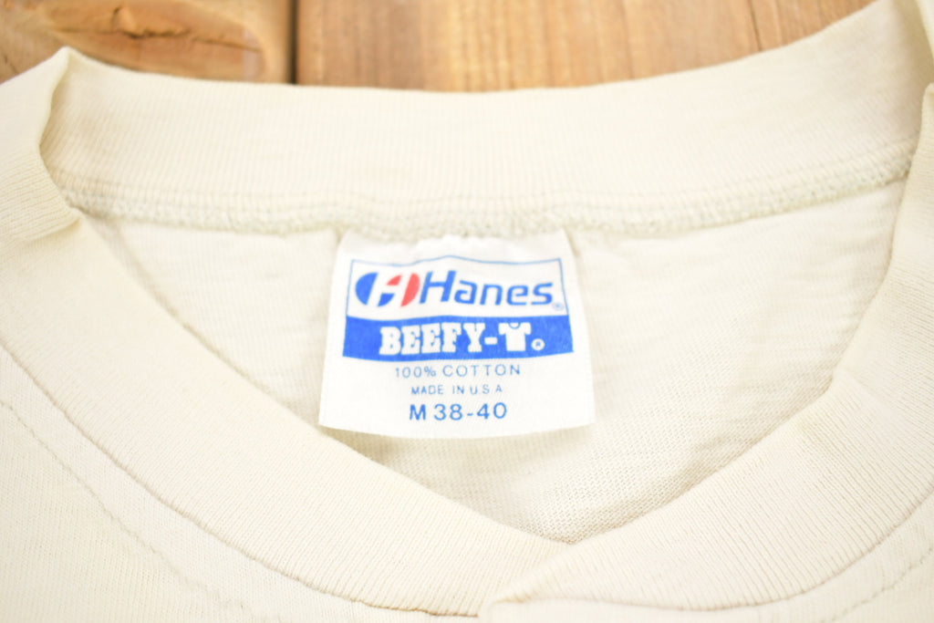 Vintage 1986 Harley Davidson Of Lima Ohio Henley Button T-Shirt