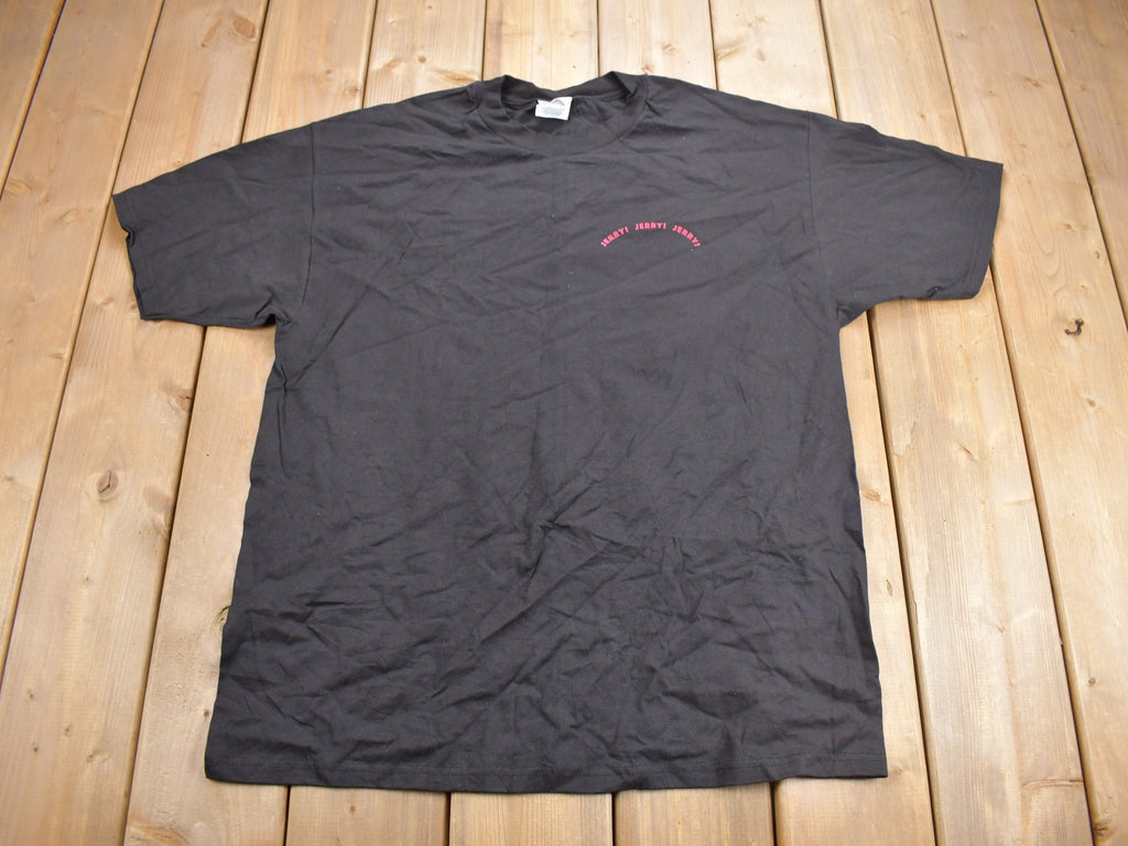 Vintage 1990s Jerry Springer Too Hot Graphic T-Shirt
