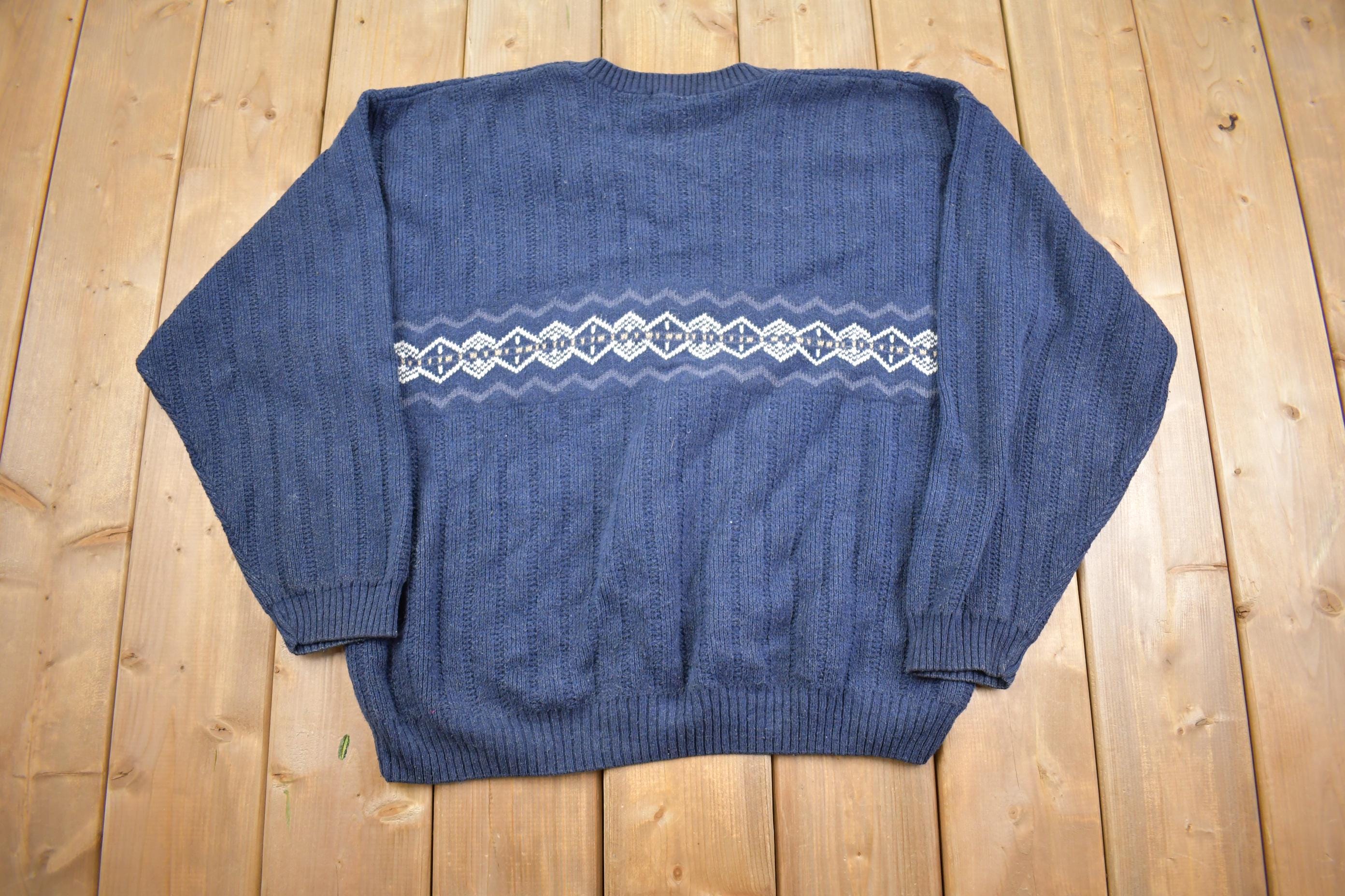 Vintage 1990s Cherokee Knit Crewneck Sweater
