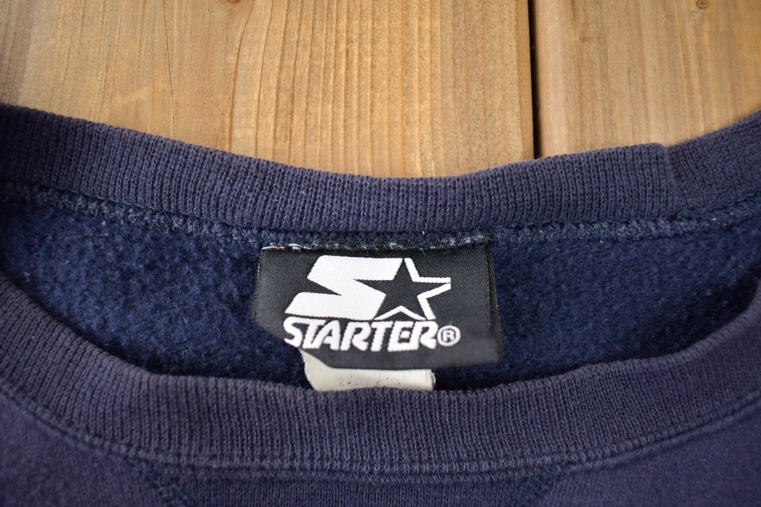 Vintage 1990s Starter Embroidered Crewneck Sweatshirt Made In USA