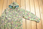 Vintage 1980s Saftbak Duck Camo Hunting Jacket