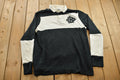 Vintage Y2K Polo Ralph Lauren Black And White Rugby Sweatshirt