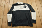 Vintage Y2K Polo Ralph Lauren Black And White Rugby Sweatshirt