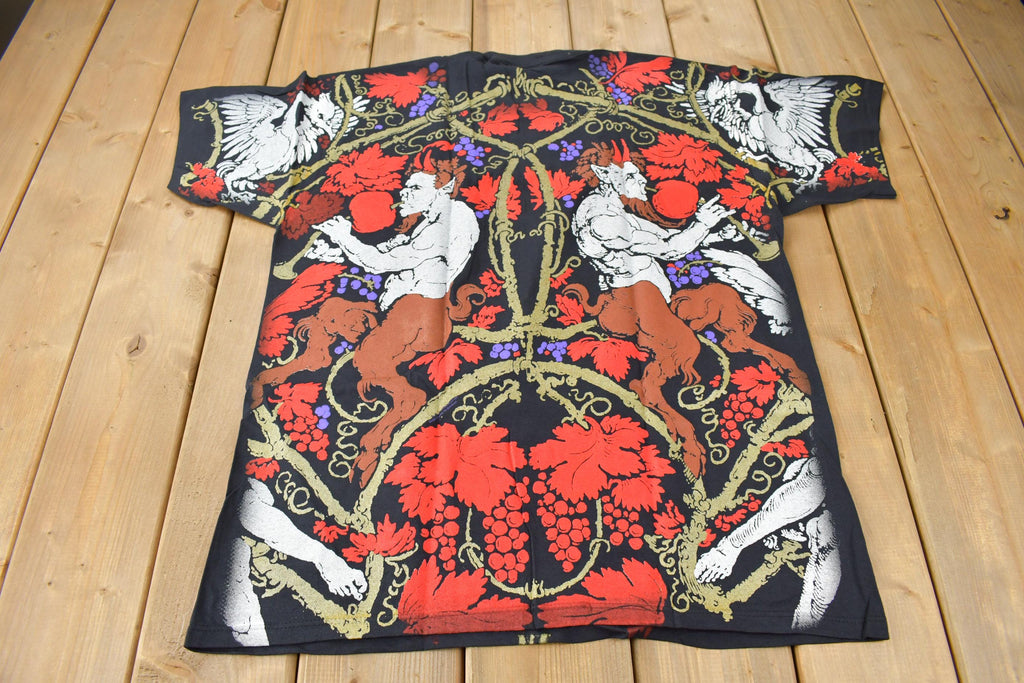 Vintage 1990s Deadstock The Tragically Hip All Over Print Single Stitch Graphic Brockum Band Tee Made in USA
