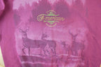 Vintage 1990s Classic American Wilderness Deer Outdoorsman Crew Neck Sweatshirt