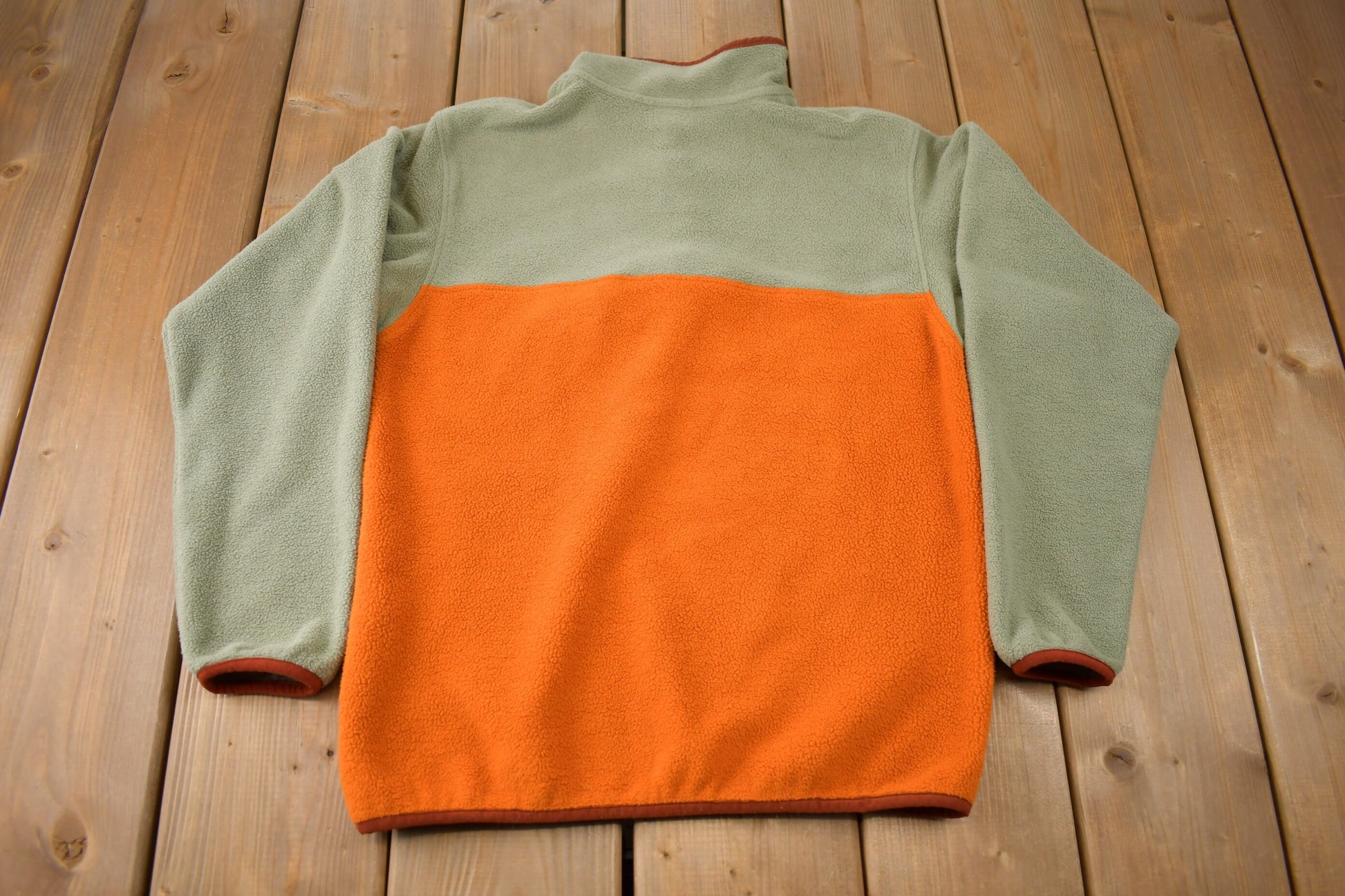 Vintage Patagonia T-Snap Quarter Button Quilted Sweater