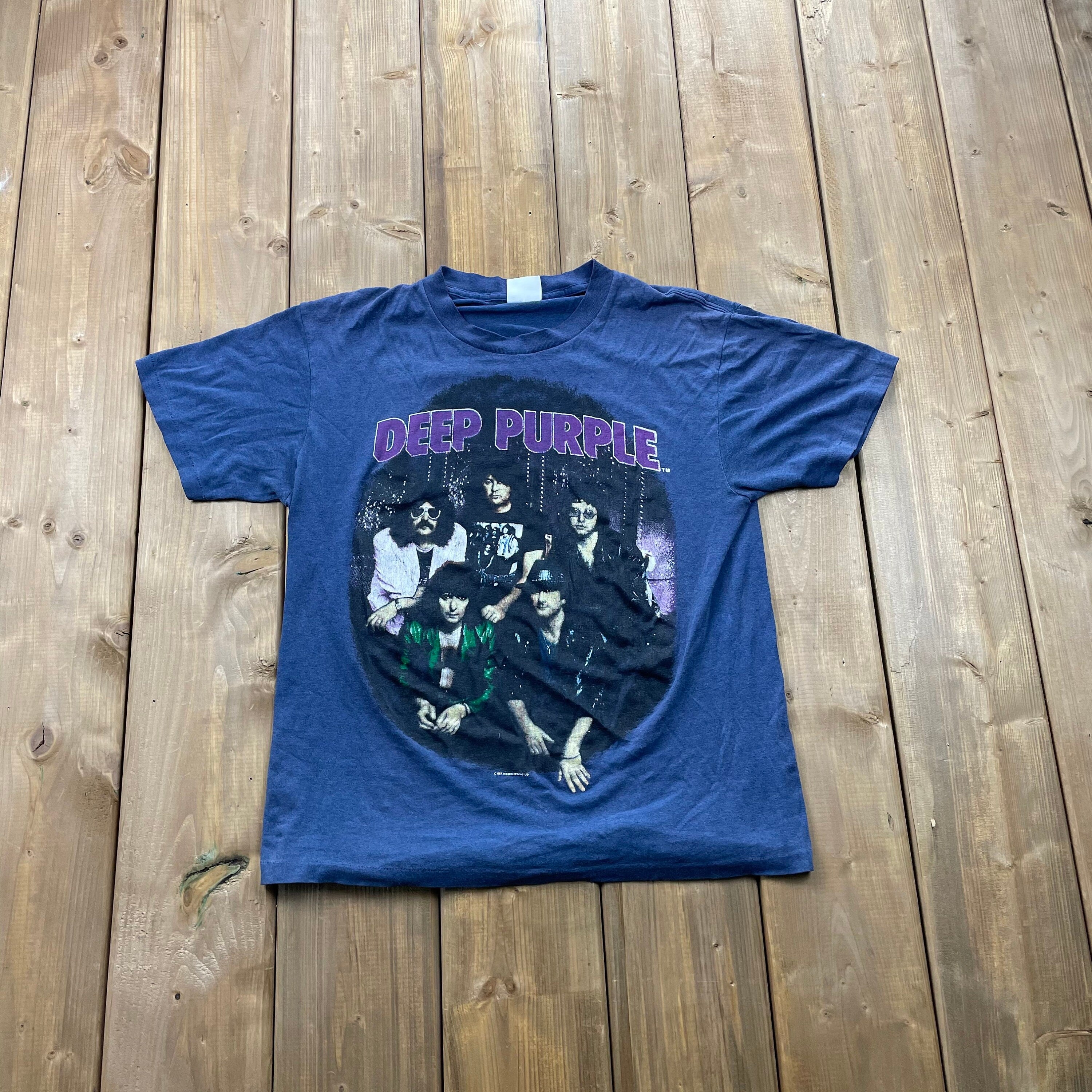 Vintage 1987 Deep Purple The House Of Blue Light Tour T Shirt