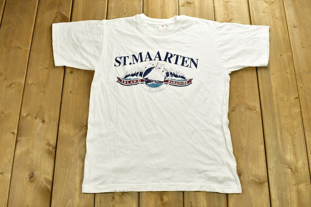 Vintage 1990s St. Maarten Island Paradise T-Shirt
