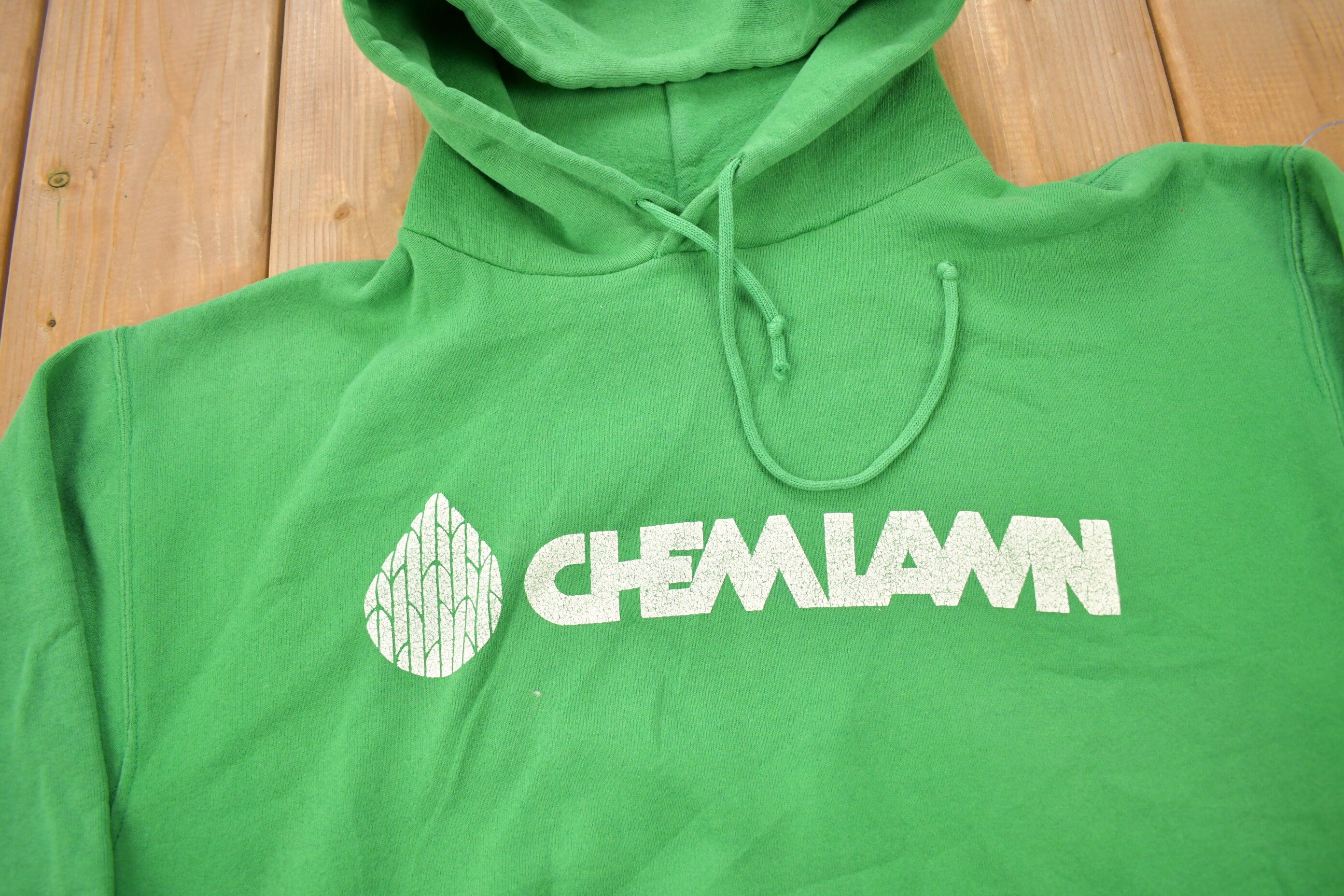 Vintage 1990s Chemlawn Russell Athletics Graphic Hoodie