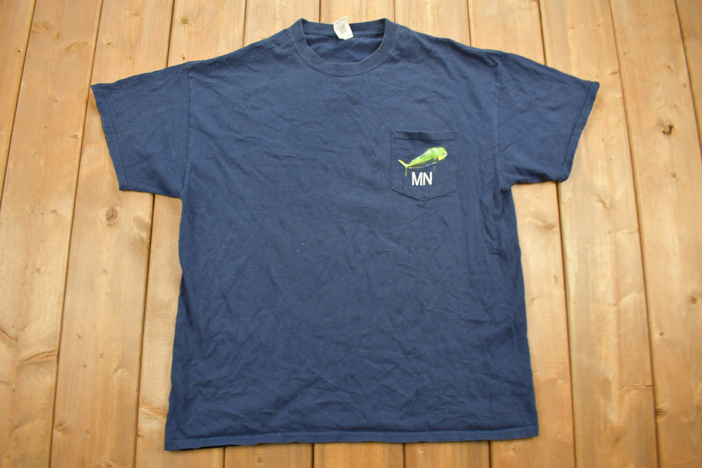 Vintage 1990s MN Angler's Cove Souvenir T Shirt