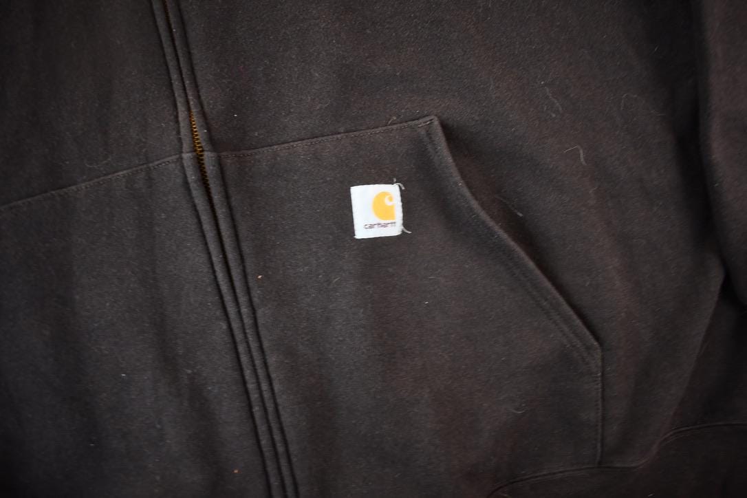 Vintage Y2K Carhartt Zip Up Hoodie Size 4XL