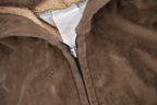Vintage 1980s Carhartt Rugged Outdoor Wear Fleece Lined Velvet Hoodie