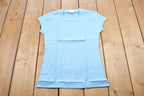 Vintage 1970s Basic Blue T-Shirt