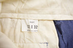 Vintage 1980s 100% Wool Navy Blue Trousers Size 30 x 30