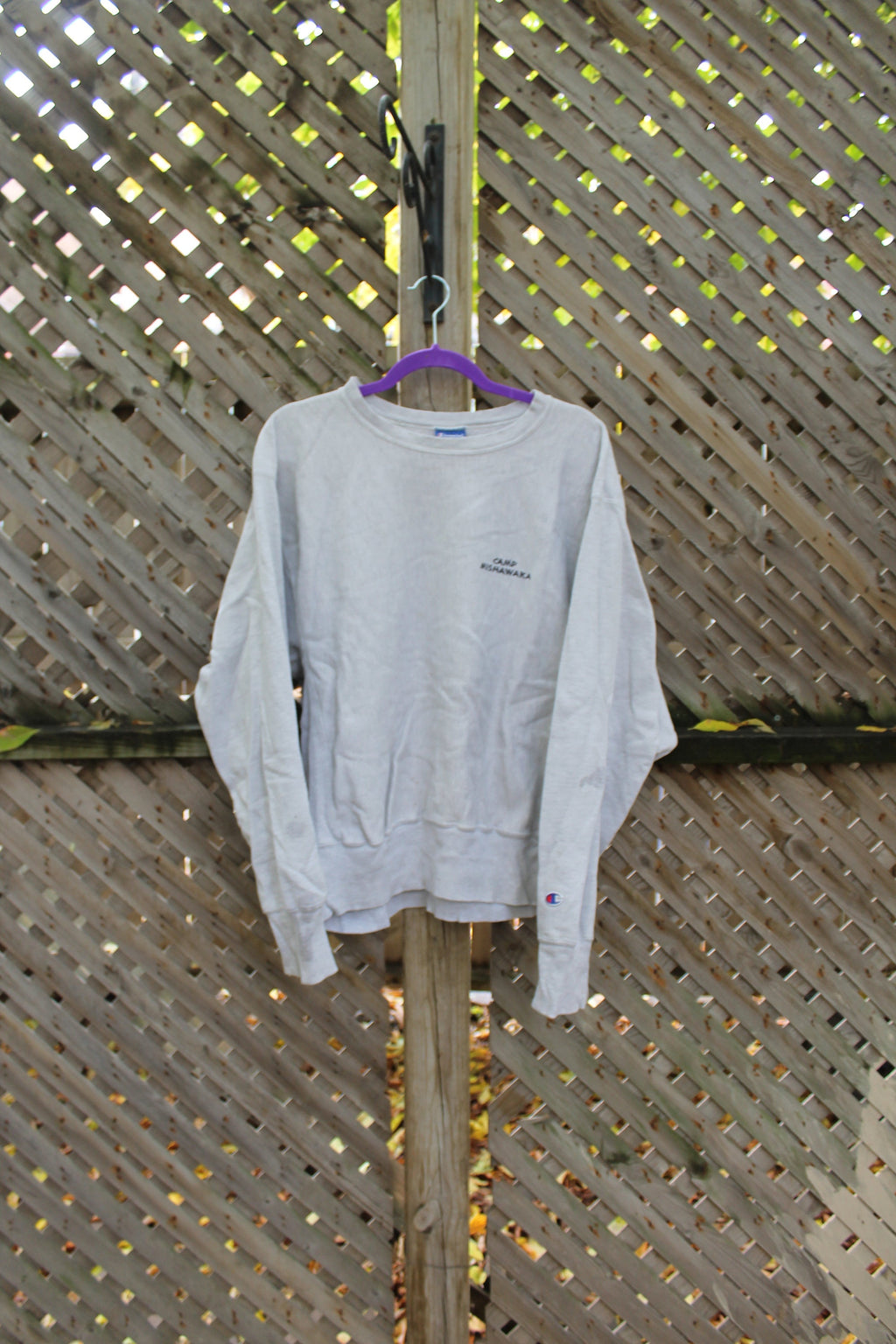 Vintage Camp Mishawaka Champion Reverse Weave Crewneck