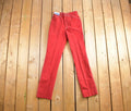 Vintage 1980s Chemin De Fer Red Pants Size 26x32
