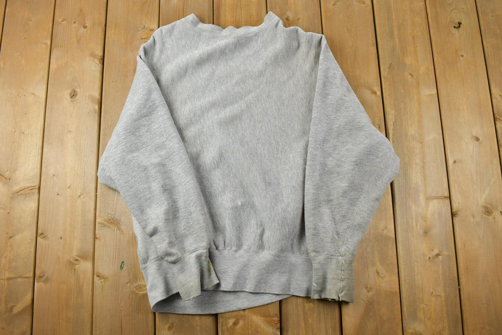 Vintage 1990s Chicago Bears Distressed Logo 7 Reverse Grain University Collegiate Crewneck