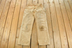 Vintage 2000s Carhartt Distressed Sun Faded Double Knee Pants Men's 28 x 28