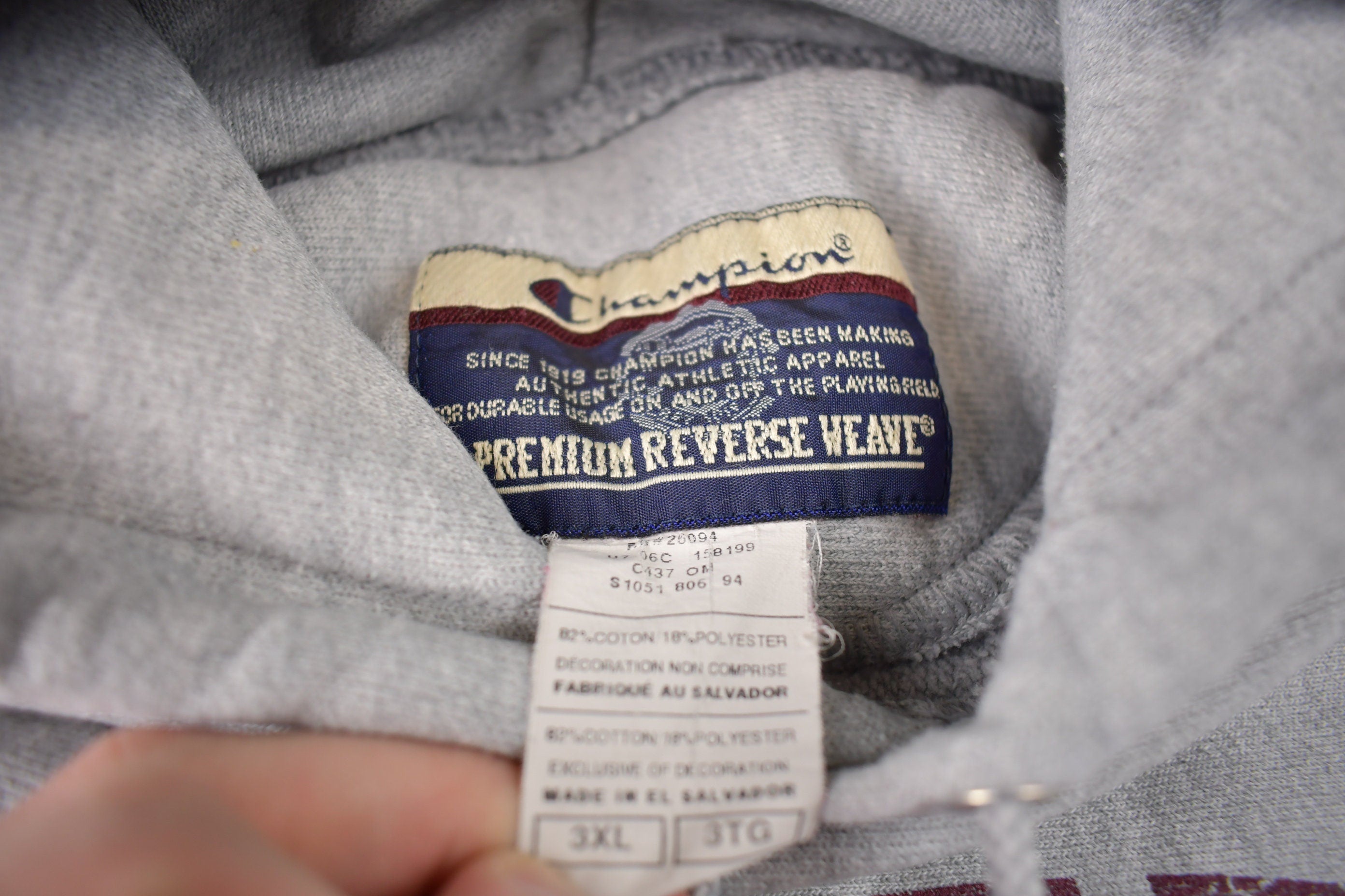 Vintage 2000s SCYF Champion Reverse Weave Hoodie