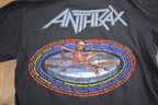 Vintage 1990 Anthrax Persistence Of Time Band T-shirt