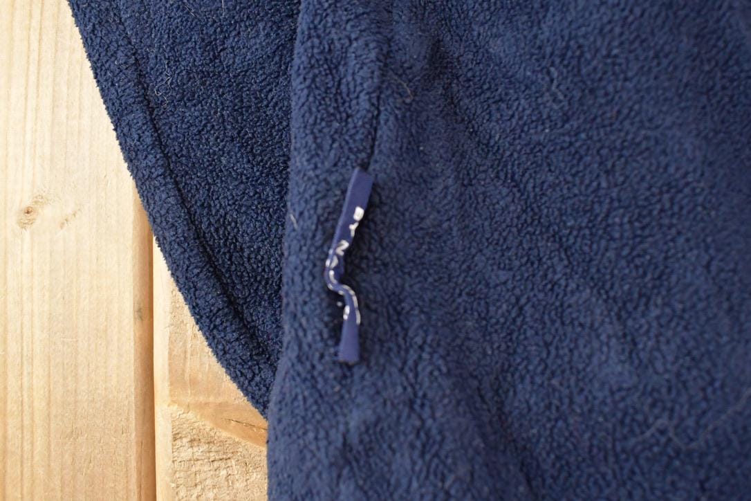 Vintage 1990s Nautica Fleece Full Zip Sweater Men's