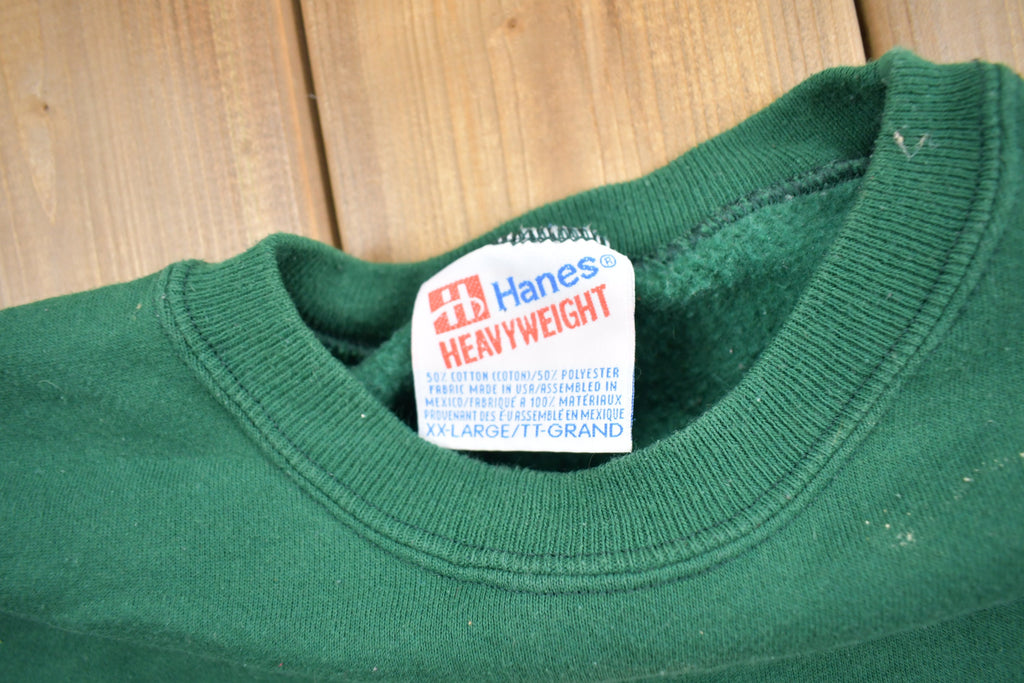 Vintage 1990s Santa Claus Embroidered Crewneck Sweatshirt