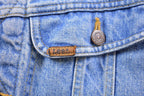 Vintage 1980s Lee Riveted Blanket Lined Jean Jacket