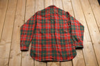 Vintage 1990s Woolrich Plaid Flannel Button Up Shirt