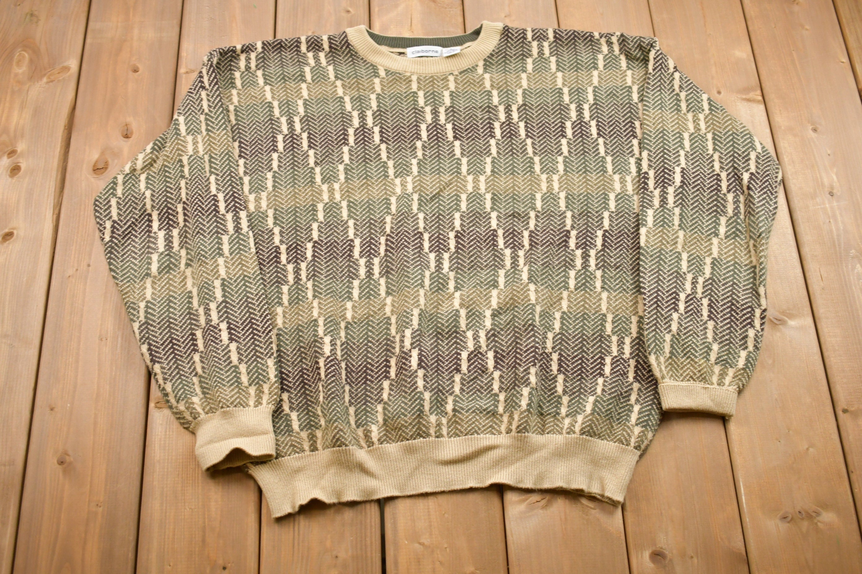 Vintage 1990s Claiborne Knitted Sweater