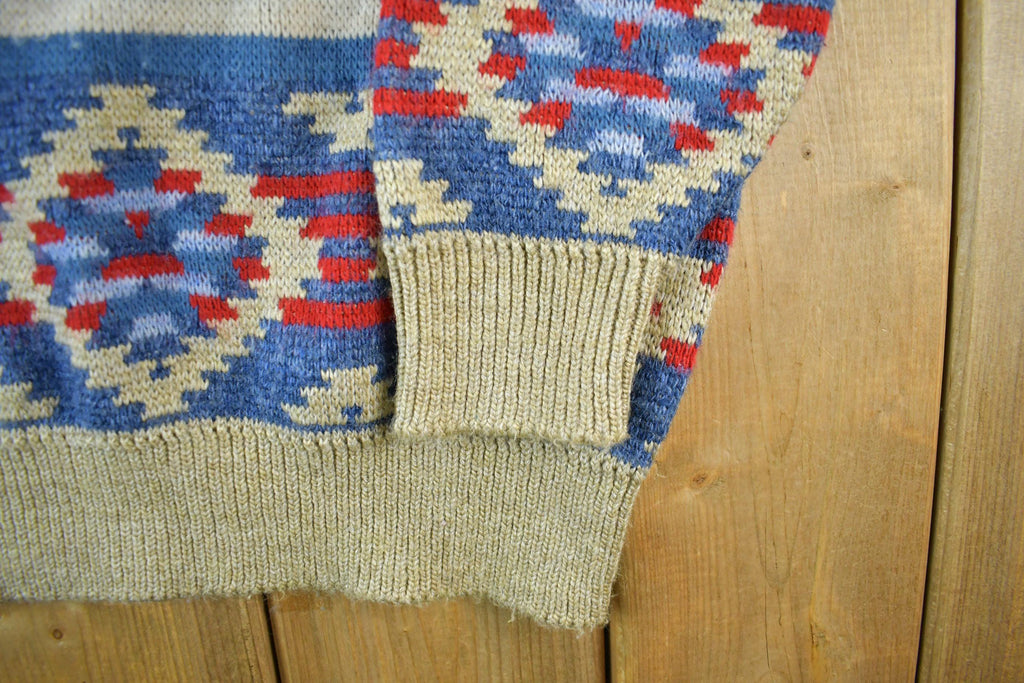 Vintage 1980s Jantzen Knit Crewneck Sweater Men's XL