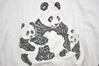 Vintage 1990s Panda Theme Rhinestone Crewneck Sweater